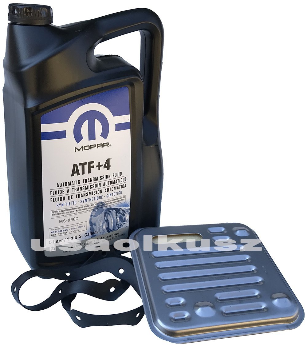 Olej MOPAR ATF+4 oraz filtr automatycznej skrzyni 4SPD