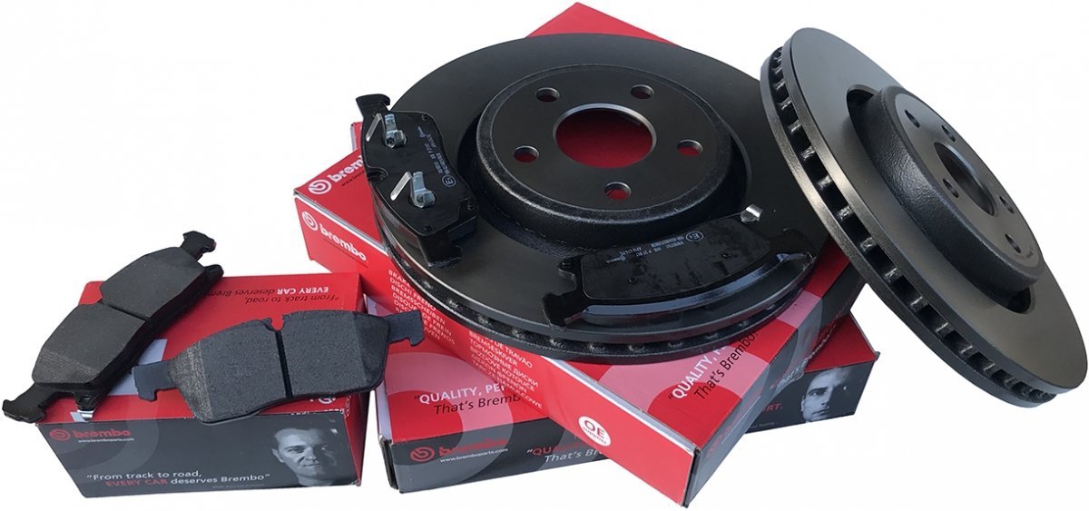 Klocki + przednie tarcze hamulcowe 350mm H.D. brake BREMBO Jeep Grand