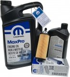 Olej MOPAR MaxPro 5W30 oraz oryginalny filtr Chrysler 200 3,6 V6 2014-
