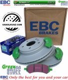 Przednie klocki GreenStuff + tarcze hamulcowe EBC seria PREMIUM Dodge Durango 2007-2009