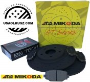 Tylne klocki + WIERCONE NACINANE tarcze hamulcowe 328mm GEOMET RAM Cargo Van