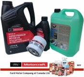 Oryginalny filtr oraz syntetyczny olej silnikowy Motorcraft 5W30 Lincoln Navigator -2000