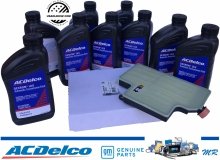 Olej Dextron ULV + filtr automatycznej skrzyni biegów 10L80 Chevrolet Camaro SS 6,2 V8 2020-