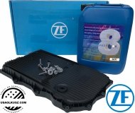 Filtr + olej skrzyni 8-SPD ZF 8HP45 Chrysler 300C 3,6 V6 2012-2013
