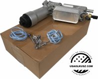 ALUMINIOWA obudowa filtra oleju z chłodnicą oraz czujnikami Jeep Grand Cherokee 3,6 V6 -2013