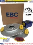 Tylne klocki YellowStuff + tarcze hamulcowe 330mm EBC seria Premium Ford Flex 2009-2019