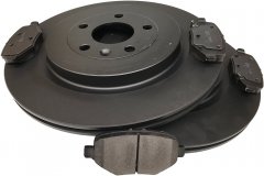 Tylne klocki +  tarcze hamulcowe 345mm Lincoln MKT 2013-