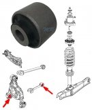 Tuleja tylnego dolnego wahacza zwrotnicy przednia Dodge Avenger 2008-2010