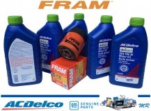 Filtr FRAM + olej ACDelco 5W30 Pontiac G6 V6