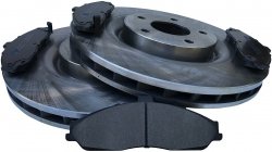 Przednie klocki + tarcze hamulcowe 340mm Cadillac XLR-V 4,4 V8