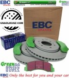 Przednie klocki GreenStuff + tarcze hamulcowe EBC seria Premium Ford Expedition 2011-2021