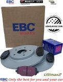 Tylne klocki Ultimax2 + tarcze hamulcowe 328mm EBC seria Premium RAM Cargo Van 2012-