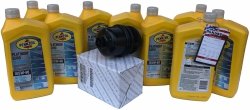 Filtr + olej silnikowy Pennzoil Platinum Full Synthetic PZL PT EURO 5W40 SN PLUS MS-12991 MS-10725 RAM 1500 DT 3,0 CRD