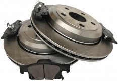 Klocki + wentylowane tarcze hamulcowe tylne Dodge Durango 2011-