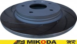 Tylna NACINANA tarcza hamulcowa 305mm ATM SLOTTED Chrysler Voyager Town Country 2008-