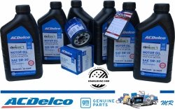 Filtr + olej ACDelco 5W30 Pontiac G6 3,6 V6