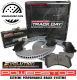 Przednie klocki Z17 EVOLUTION PLUS + rotory tarcze hamulcowe POWERSTOP Dodge Charger SRT Hellcat 2015-2020