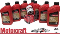 Oryginalny filtr oraz olej silnikowy Motorcraft 5W20 Full Synthetic Ford Bronco Sport 1,5 L3 08/03/2022-