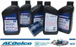 Filtr olej silnikowy 5W30 Dexos1 Gen2 Full Synthetic API SP ACDelco Buick Rendezvous 3,4 V6