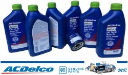 Filtr + olej silnikowy 5W30 Dexos1 Gen3 Full Synthetic API SP ACDelco Buick Rendezvous 3,6 V6