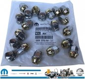 20 szt chromowanych nakrętek koła 19mm MOPAR Chrysler Voyager Town Country 2001-