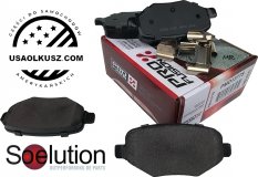 Tylne klocki hamulcowe z zestawem montażowym do tarcz 330mm Lincoln MKS 2009-2016