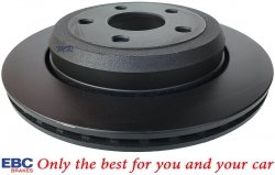 Tylna WENTYLOWANA tarcza hamulcowa EBC seria PREMIUM Jeep Grand Cherokee 2011-