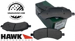 Przednie klocki hamulcowe HAWK LTS STREET LEGAL Dodge RAM 1500 Pickup 5 szpilek 2006-