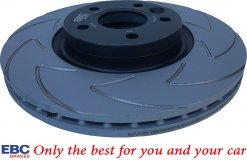 Przednia NACINANA tarcza hamulcowa 300mm EBC seria BSD Ford Escape FWD 2013-2019