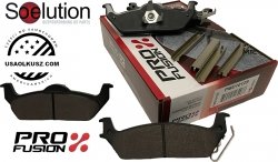 Klocki hamulcowe tylne z zestawem montażowym Ford F-150 F150 2004-2011