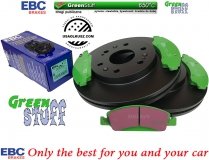 Przednie klocki GreenStuff + tarcze hamulcowe 330mm EBC seria PREMIUM GMC Yukon 2009-2020