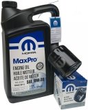 Oryginalny filtr oleju oraz olej MOPAR MaxPro 10W30 Dodge Neon