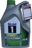 W pełni syntetyczny olej silnikowy Mobil 1™ ESP X4 0W-40 opakowanie 5l
