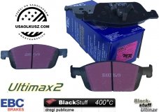 Klocki hamulcowe przednie do tarcz 320mm EBC Ultimax2 Ford Kuga AWD 2013-2019