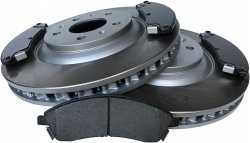 Klocki + tarcze hamulcowe przednie 323mm Pontiac Bonneville GXP 4,6 V8