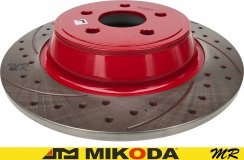Tylna WIERCONA NACINANA tarcza hamulcowa ATM 316mm RED Lincoln MKZ 2017-2020