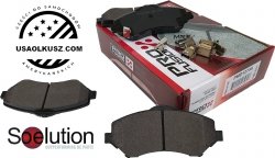 Klocki hamulcowe przednie z zestawem montażowym RAM Cargo Van 