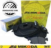 Przednie klocki +  WIERCONE NACINANE tarcze hamulcowe 316mm Ford Edge FWD 2015-2021