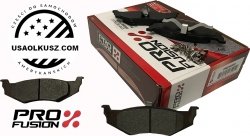 Klocki hamulcowe tylne z zestawem montażowym Dodge Intrepid