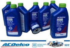 Filtr + olej silnikowy 5W30 Dexos1 Gen3 Full Synthetic API SP ACDelco Isuzu Ascender 4,2 L6