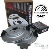 Tylne CERAMICZNE klocki + WENTYLOWANE tarcze hamulcowe 345mm Lincoln Nautilus