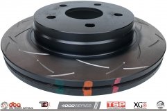 Przednia NACINANA tarcza DBA seria 4000 T3 Dodge Durango 2004-2009