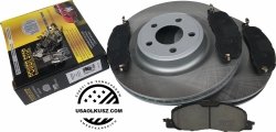 Przednie klocki + tarcze hamulcowe 345mm Lincoln Aviator RWD 2020-