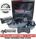Przednie klocki Z26 + WIERCONE NACINANE tarcze hamulcowe 400mm POWERSTOP Dodge Charger SRT Hellcat 2021-2023