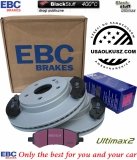 Przednie klocki Ultimax2 + tarcze hamulcowe EBC seria PREMIUM Chrysler Aspen