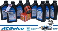 Filtr FRAM + olej ACDelco 5W30 Saab 9-7X 4,2 L6 2006-