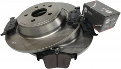 Tylne klocki + tarcze hamulcowe ATM 316mm Ford Escape 2017-