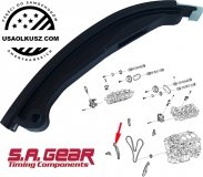 Prowadnica prawa dolna napinacza głównego łańcucha rozrządu silnika Ford F-150 F150  V6 Naturally Aspirated 2011-