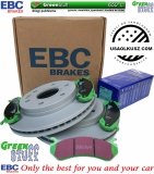 Przednie klocki GreenStuff + tarcze hamulcowe EBC seria PREMIUM GMC Sierra 1500 -2007