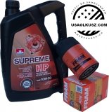 Filtr oleju oraz olej SUPREME 10W30 Oldsmobile Silhouette 3,1 V6